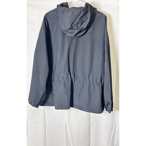 Old Navy Active Unisex 3X Black Hooded Windbreaker NWT - Picture 9 of 10